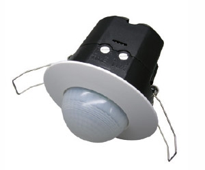 Recess mounted in ceiling infrared presence detector IP20, SP020