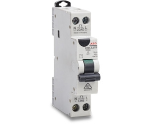 Compact electronic Residual Current Circuit Breaker with Overcurrent Protection